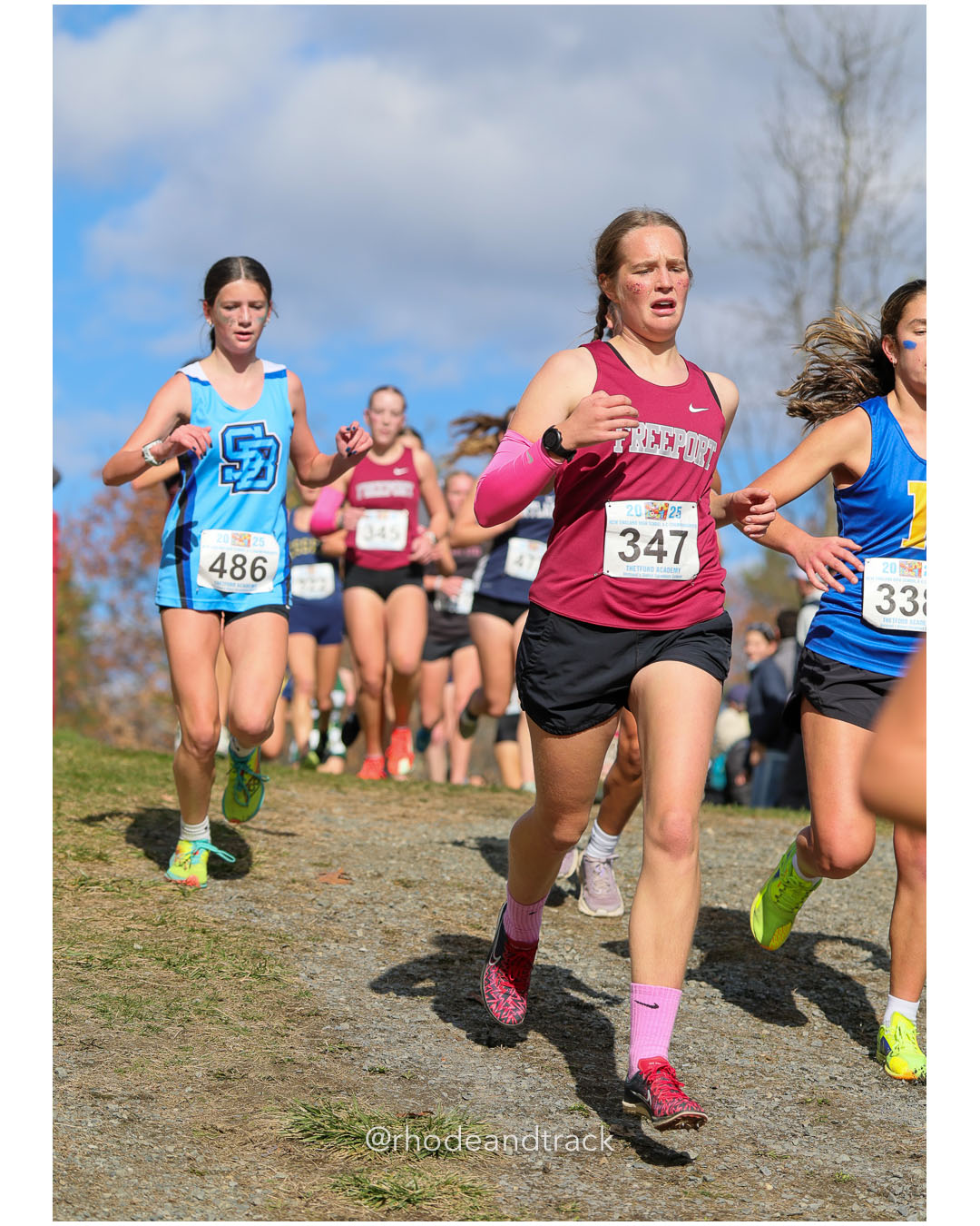 Hope Werner, Freeport High School, P160, 22:11.84 - New England Cross Country State Championship - Thetford Vt - November 8, 2025 File: ./dir-1-Girls-Championship/251108-2025-New England-Cross-Country-Championships-Thetford-VT-143-296A2519.jpg Hope Werner, Freeport High School, P160, 22:11.84 - New England Cross Country State Championship - Thetford Vt - November 8, 2025 – 2025 Ne…